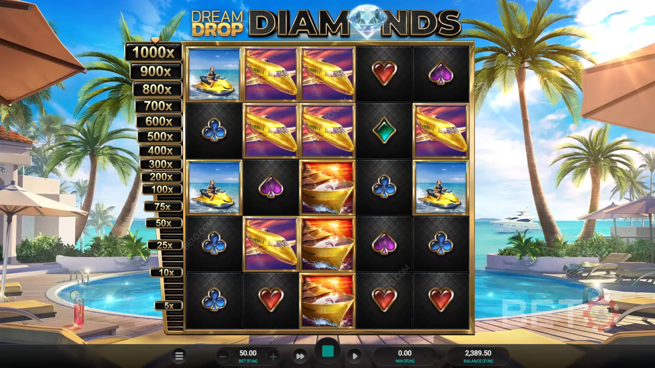 Recensione di Dream Drop Diamonds da parte di BETO Slots