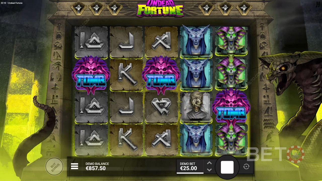 Recensione di Undead Fortune da parte di BETO Slots