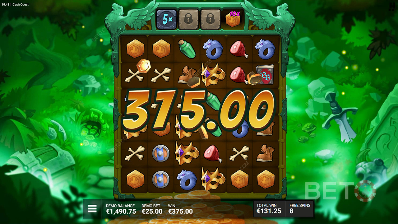 Cash Quest Recensione di BETO Slots