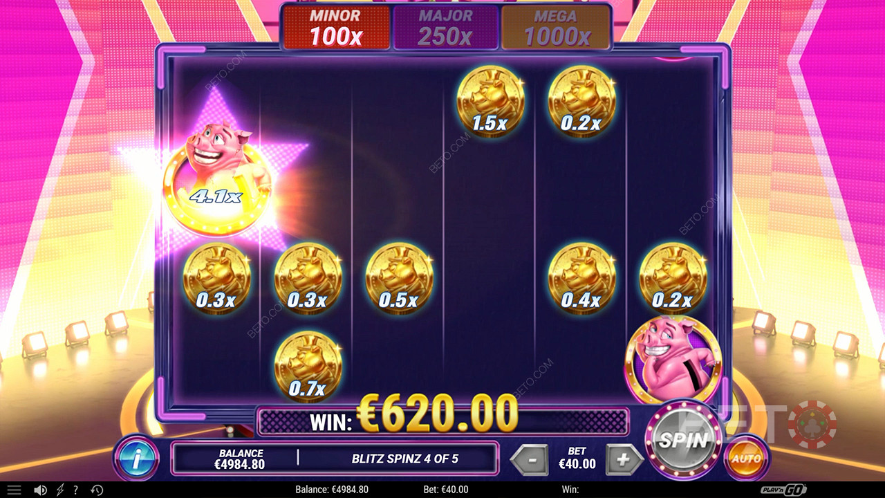 Recensione di Piggy Blitz da parte di BETO Slots