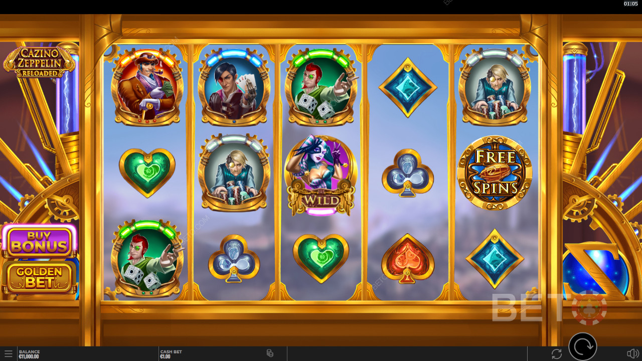 Cazino Zeppelin Reloaded Recensione di BETO Slots