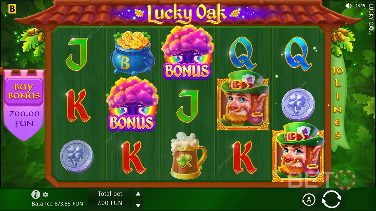 Recensione di Lucky Oak da parte di BETO Slots