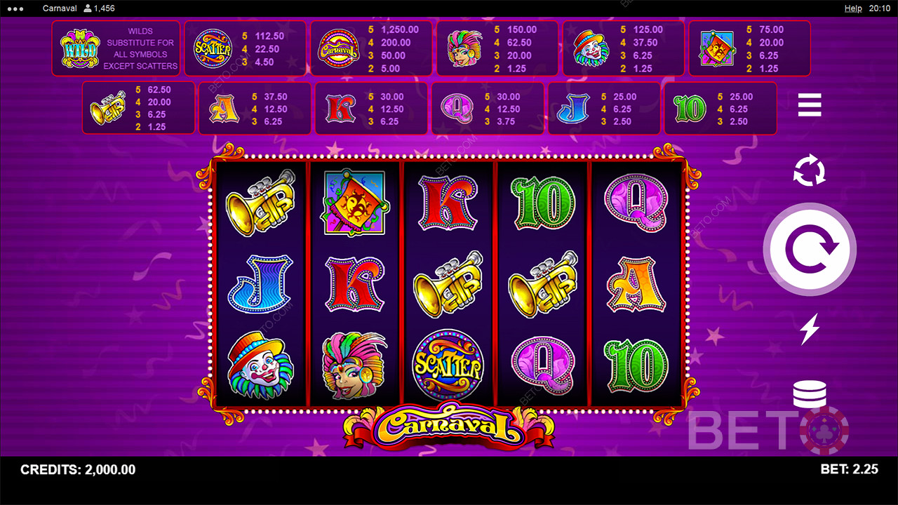 Carnaval Gioco Gratuito