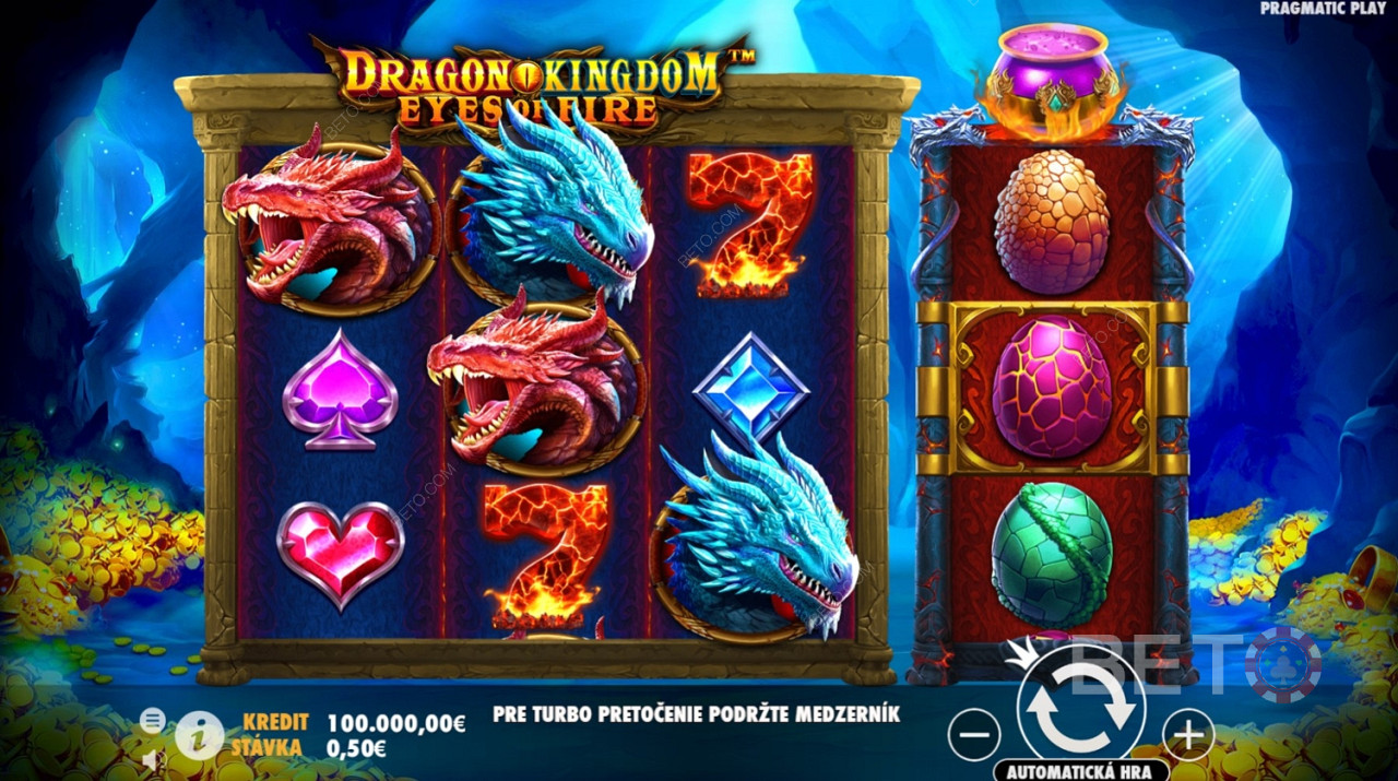 Video Slot Dragon Kingdom Eyes of Fire