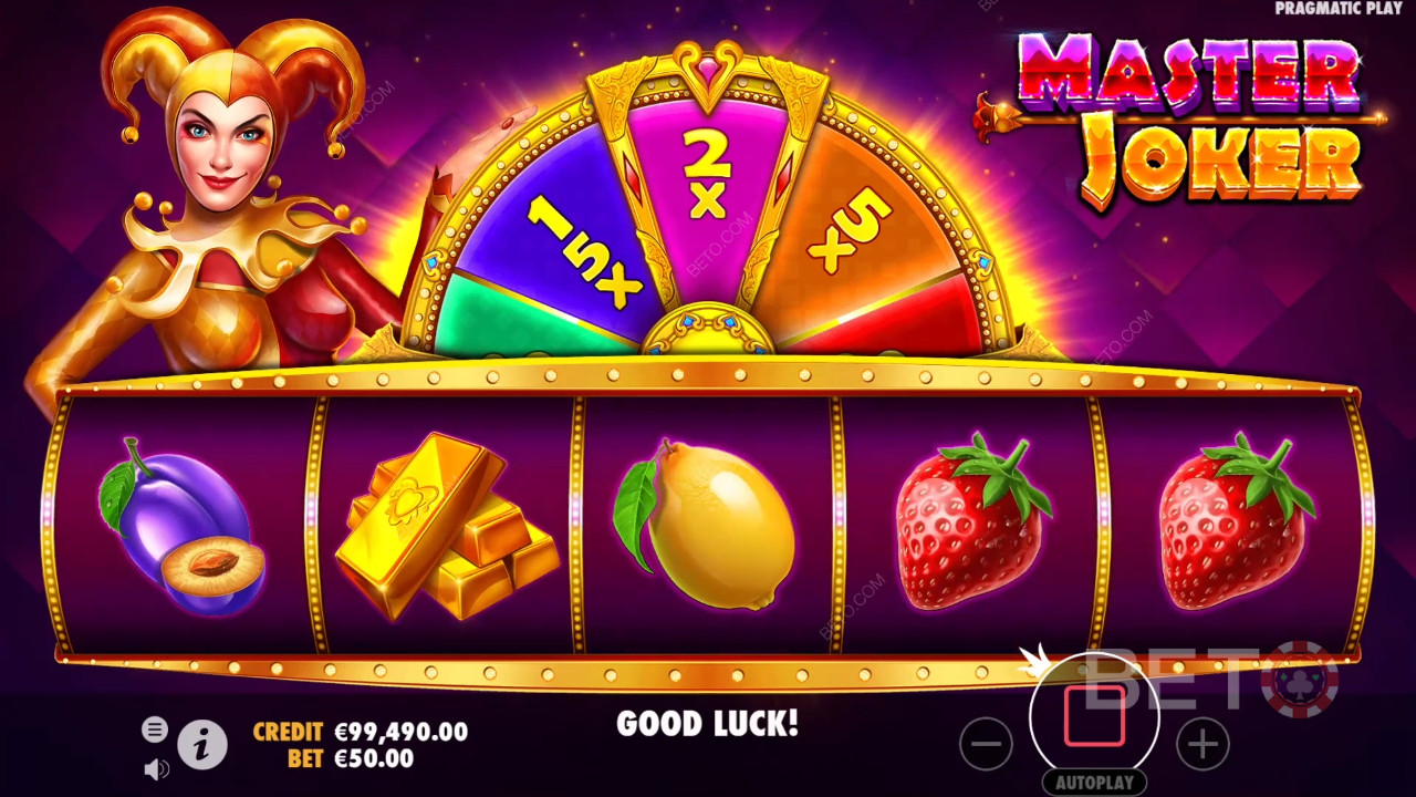 Le funzioni bonus spiegate in Master Joker da Pragmatic Play