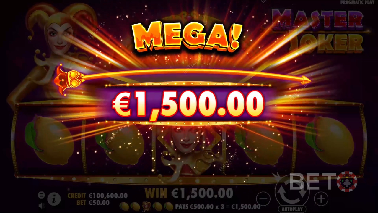 Vinci 10.000x la tua puntata nella slot machine Master Joker!