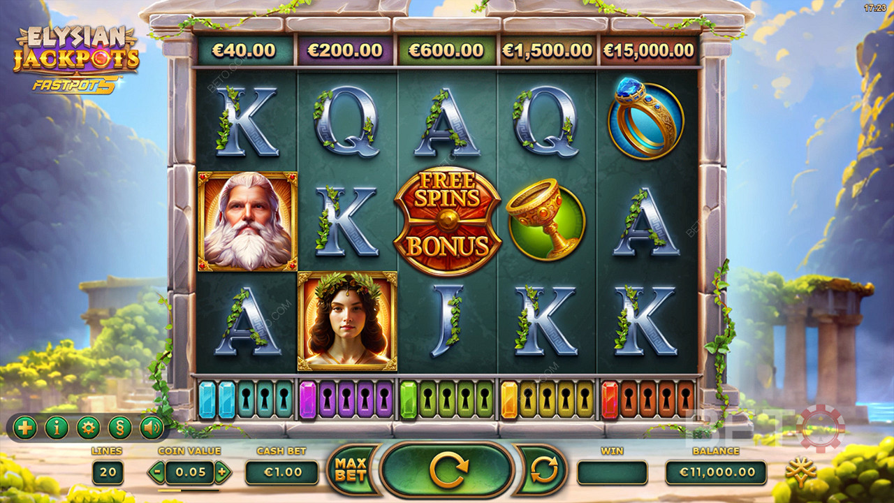 Elysian Jackpots Gioco Gratuito