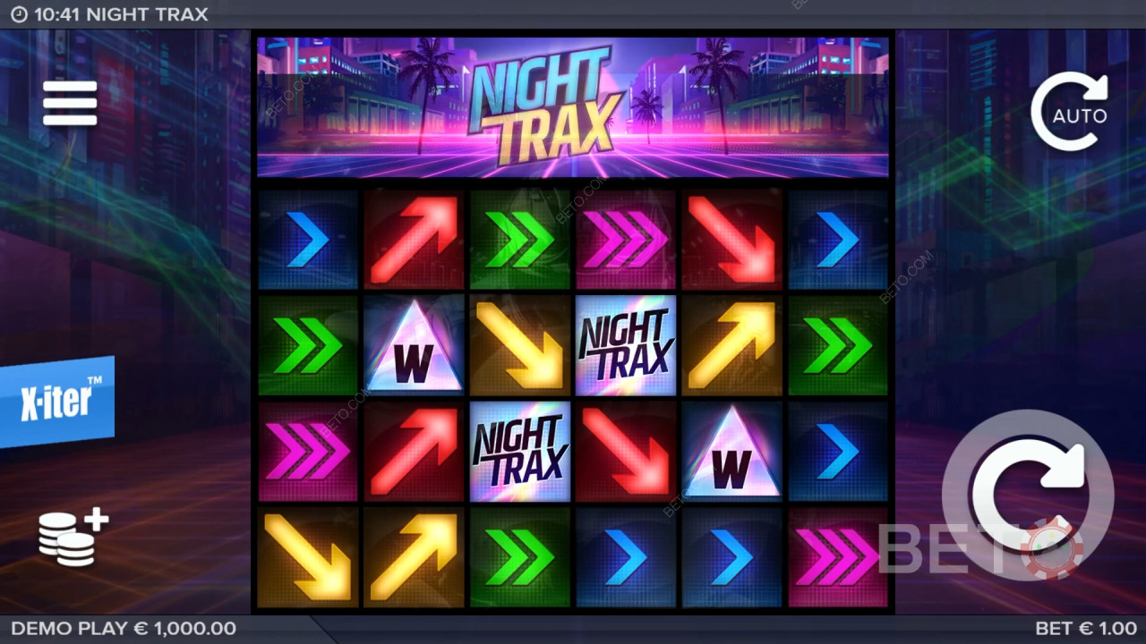 Recensione di Night Trax da parte di BETO Slots
