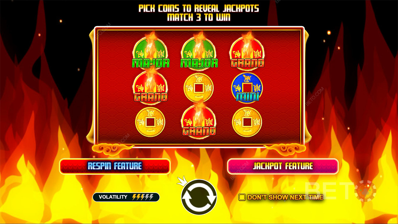 Vinci 902 volte la tua puntata nella slot online Fire 88!