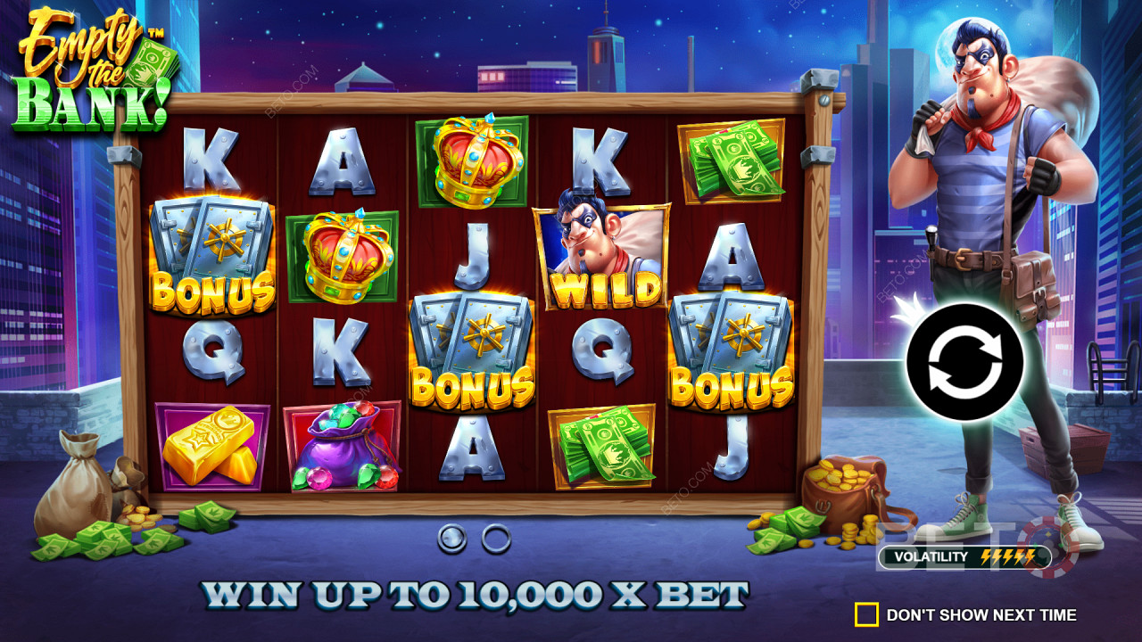 Empty the Bank Recensione di BETO Slots