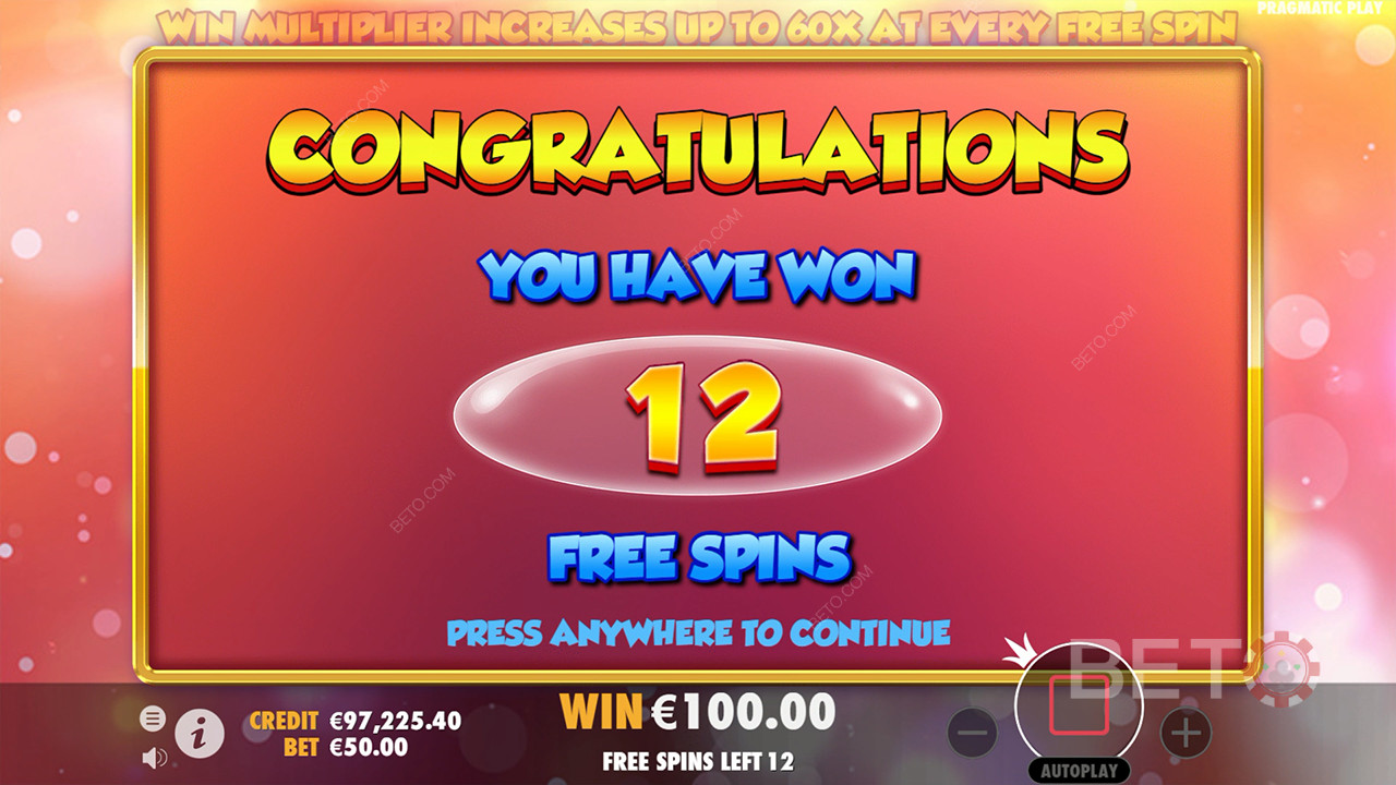 Vincete 60.000x la vostra puntata nella slot machine Extra Juicy!