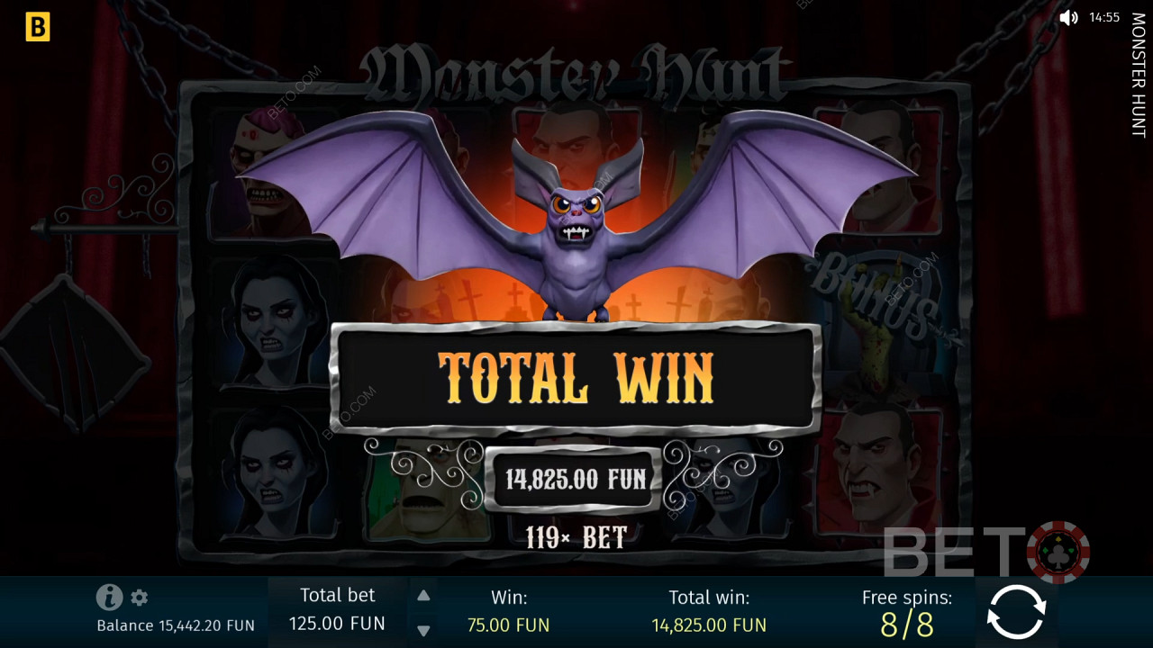 Vinci 1.299x la tua puntata nella Video Slot Monster Hunt!