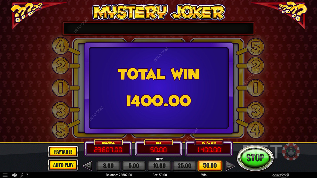 Vinci 6.020x la tua puntata nella Video Slot Mystery Joker!