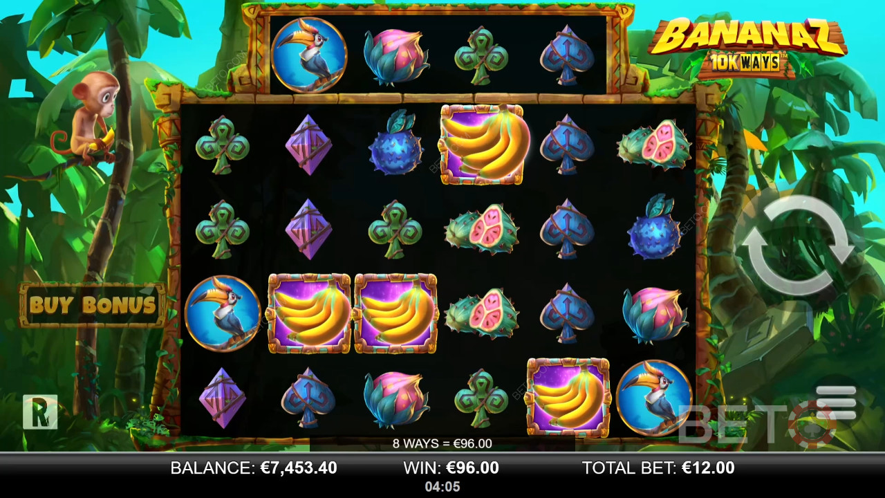 Recensione Bananaz 10K Ways da BETO Slots