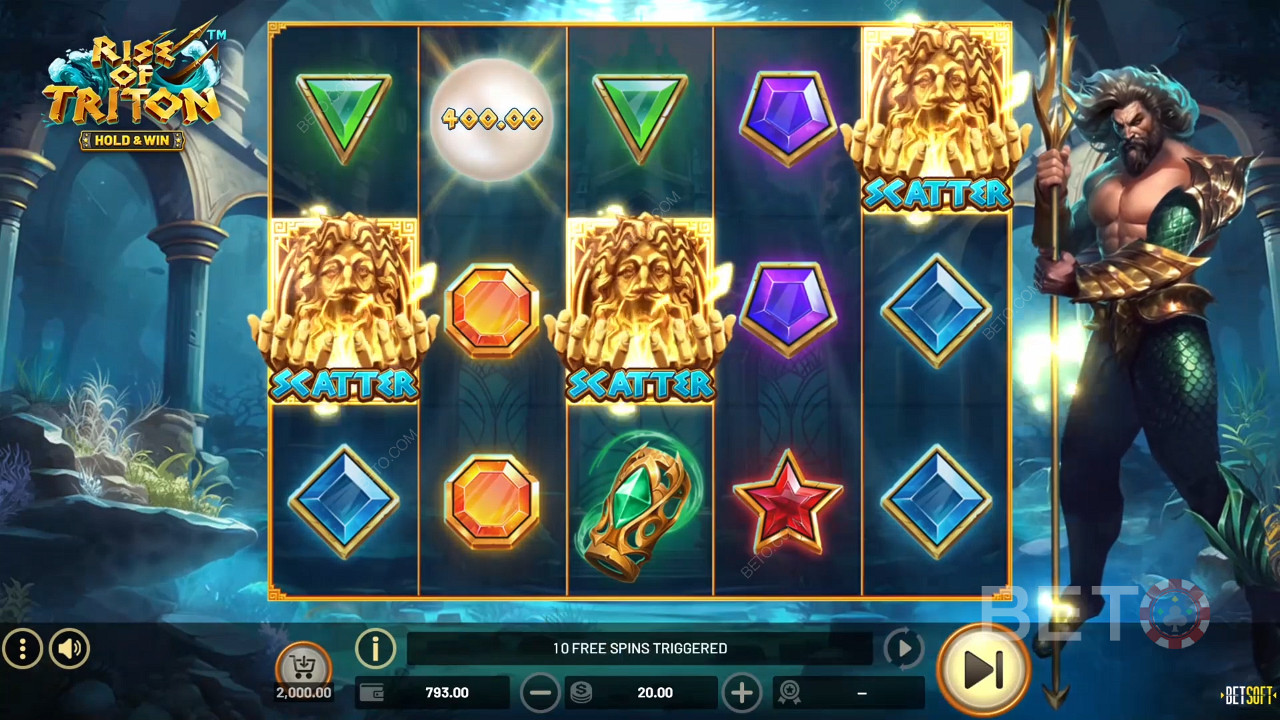 Rise of Triton Recensione di BETO Slots