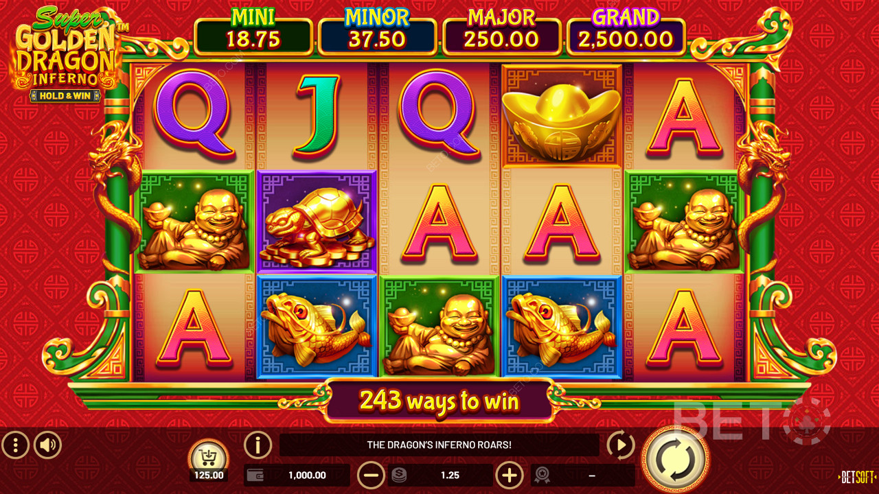 Super Golden Dragon Inferno  Gioco Gratuito
