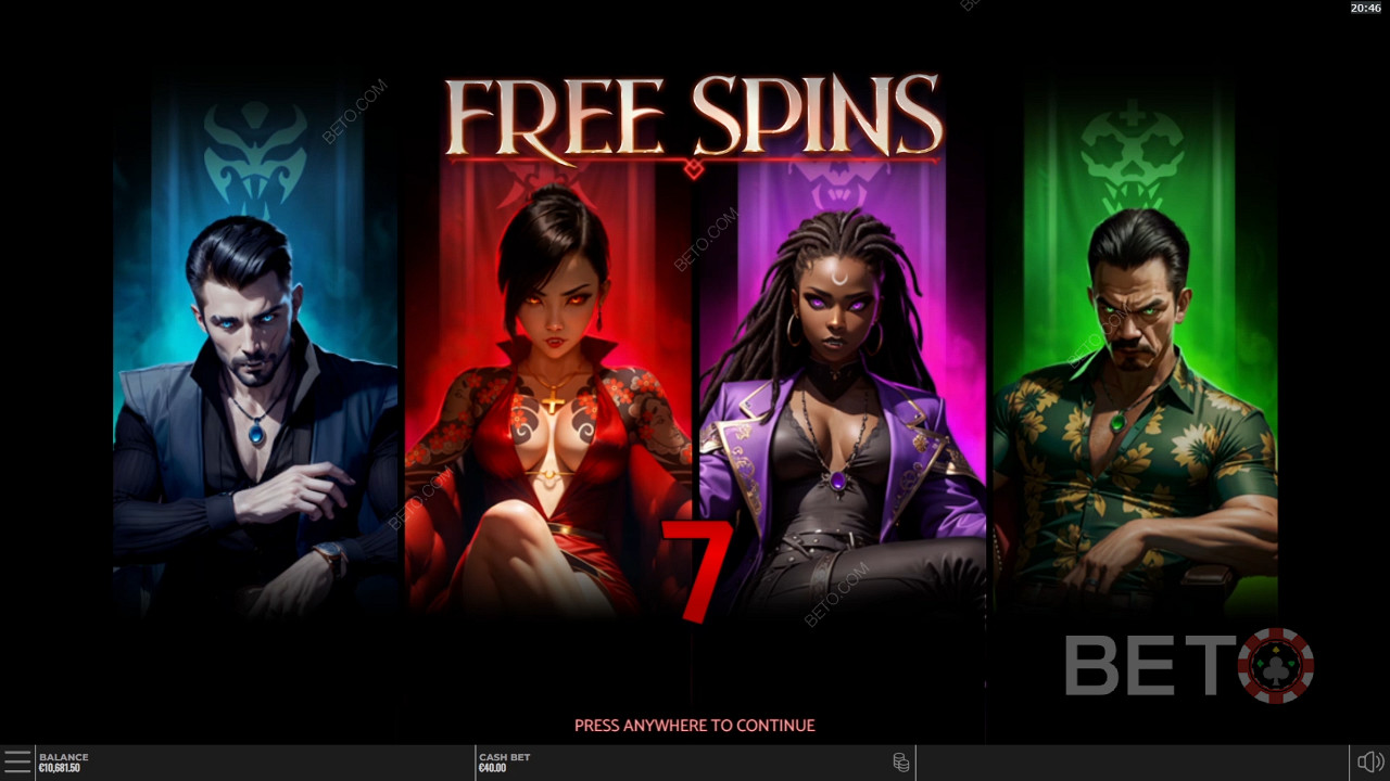Le caratteristiche dei bonus spiegate in Vampire Riches DoubleMax di Yggdrasil