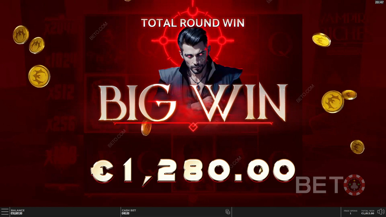 Vincete 25.000x la vostra puntata nella Video Slot Vampire Riches DoubleMax!