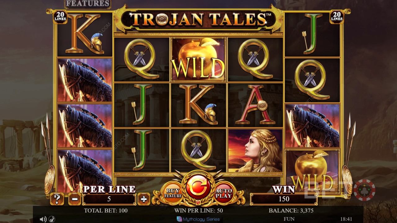 Recensione di Trojan Tales da parte di BETO Slots
