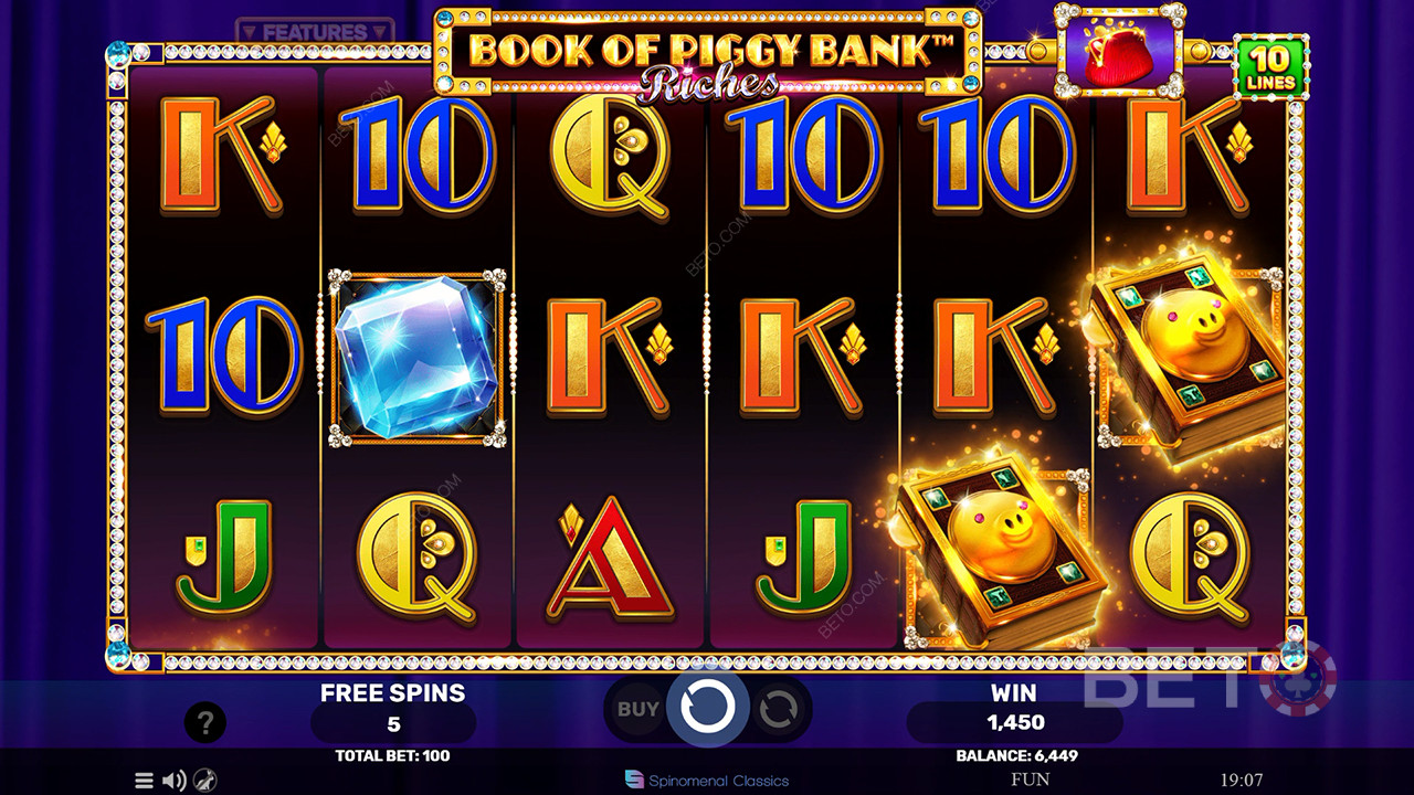 Book Of Piggy Bank - Riches Recensione di BETO Slots