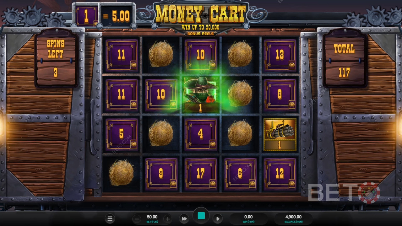 Recensione di Money Cart Bonus Reels da parte di BETO Slots