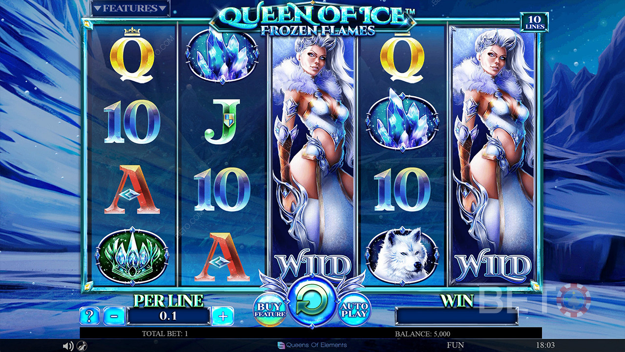 Queen of Ice Frozen Flames  Gioco Gratuito