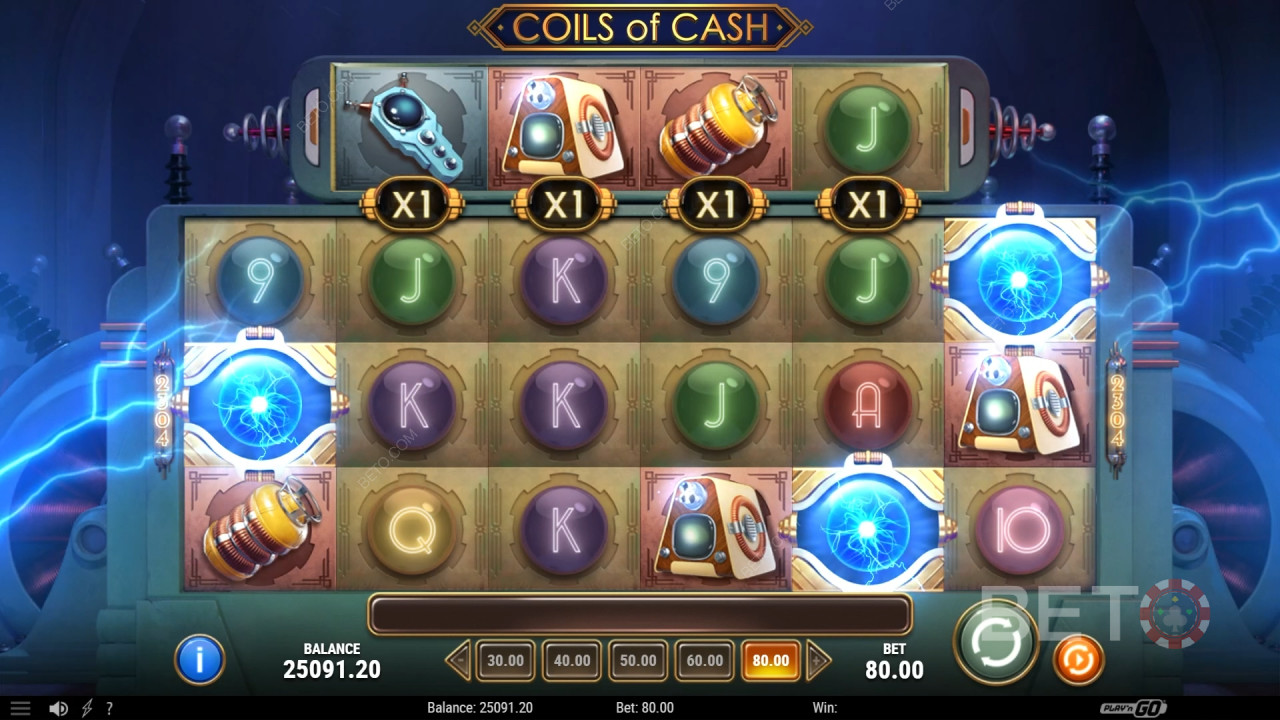 Coils of Cash Recensione di BETO Slots