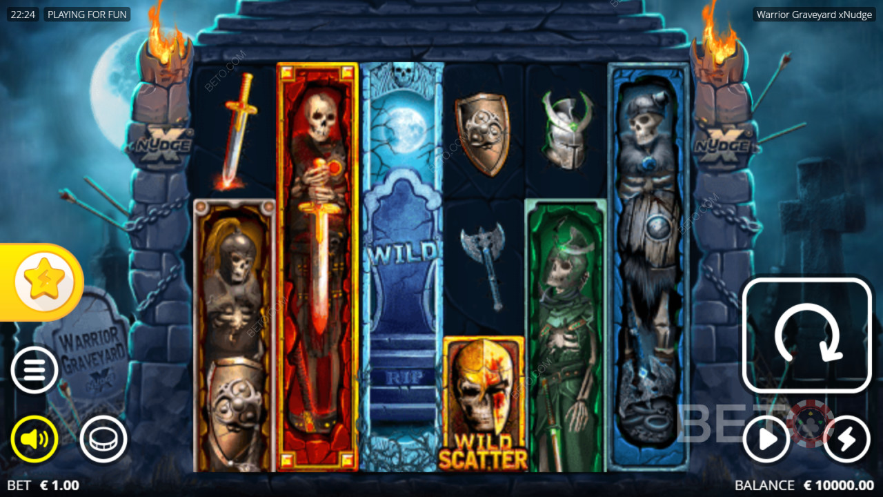 Recensione di Warrior Graveyard da parte di BETO Slots