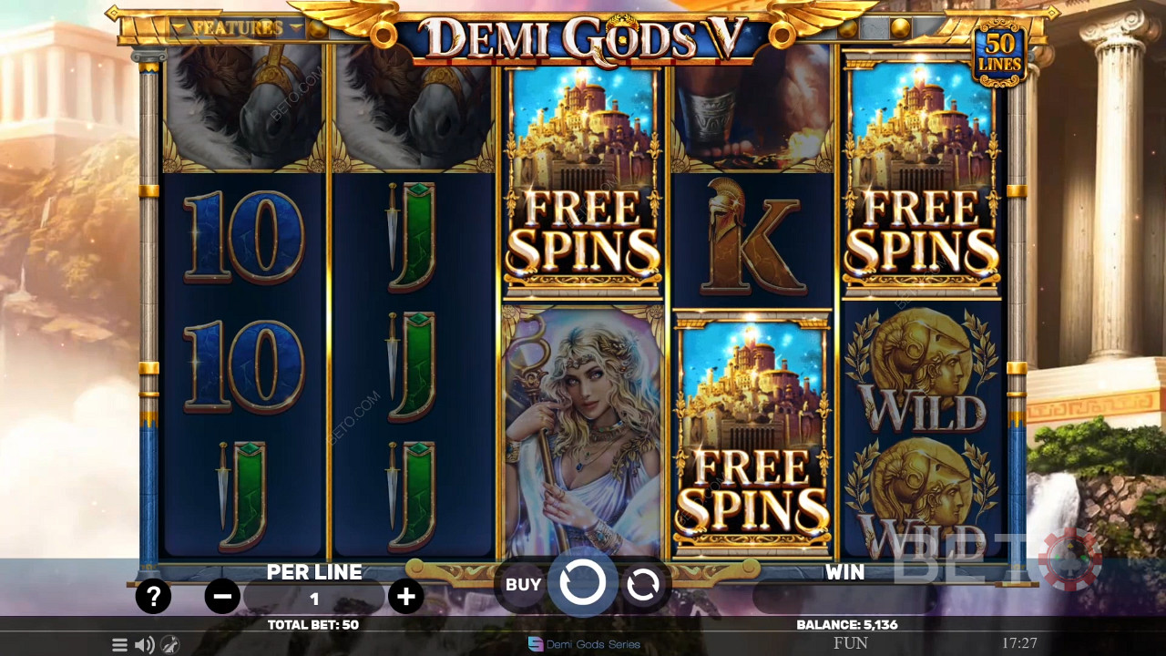 Demi Gods V Recensione di BETO Slots