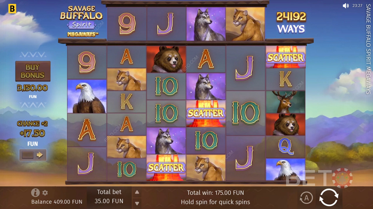 Savage Buffalo Spirit Megaways  Gioco Gratuito