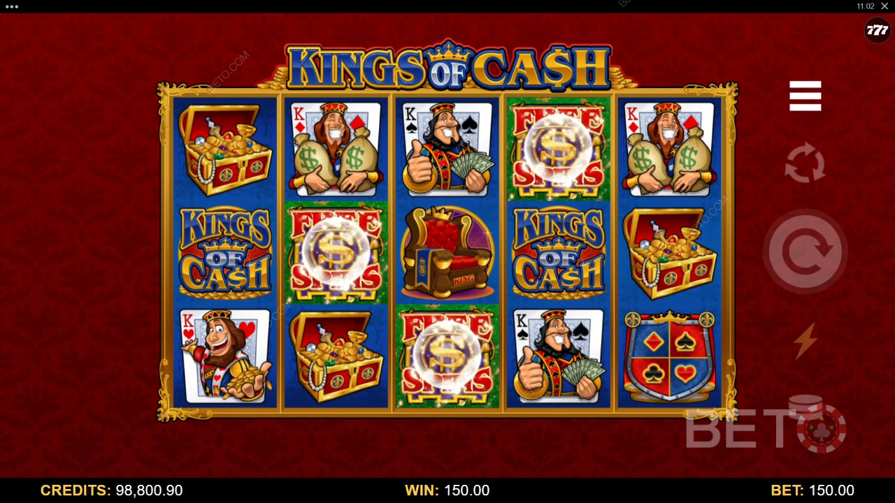 Recensione di Kings of Cash da parte di BETO Slots