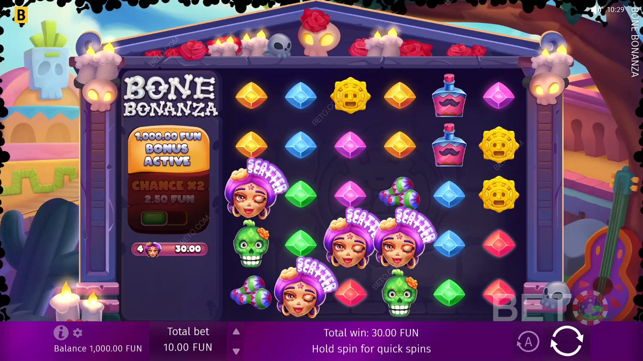 Recensione di Bone Bonanza da parte di BETO Slots