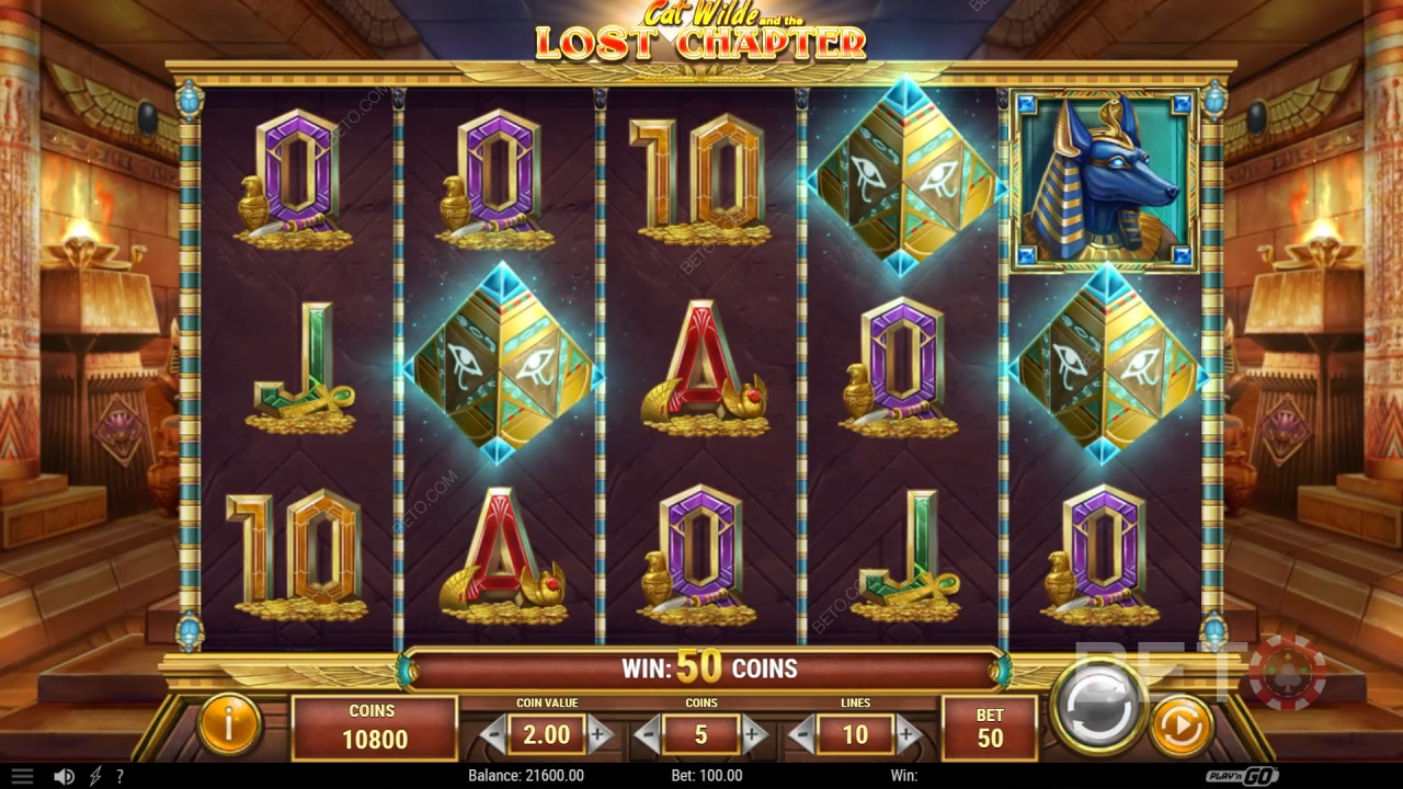 Cat Wilde e il Capitolo Perduto Recensione di BETO Slots