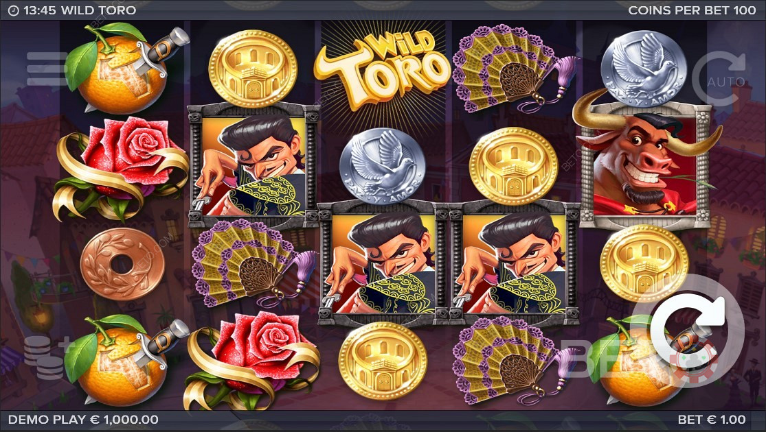 Simboli attraenti nella slot online Wild Toro