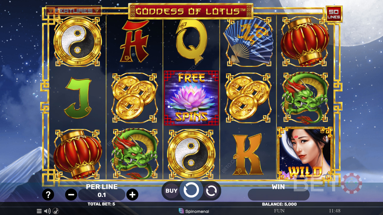 Goddess Of Lotus Recensione da BETO Slots
