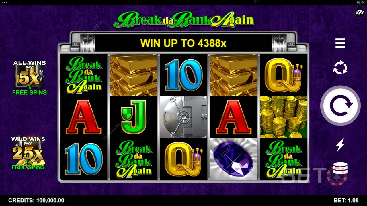 Break da Bank Again Recensione di BETO Slots