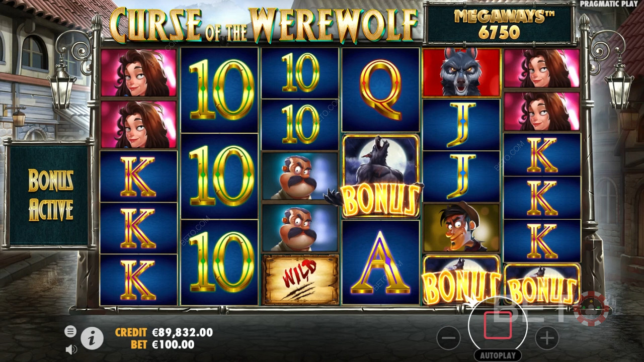 Curse of the Werewolf Megaways Recensione di BETO Slots