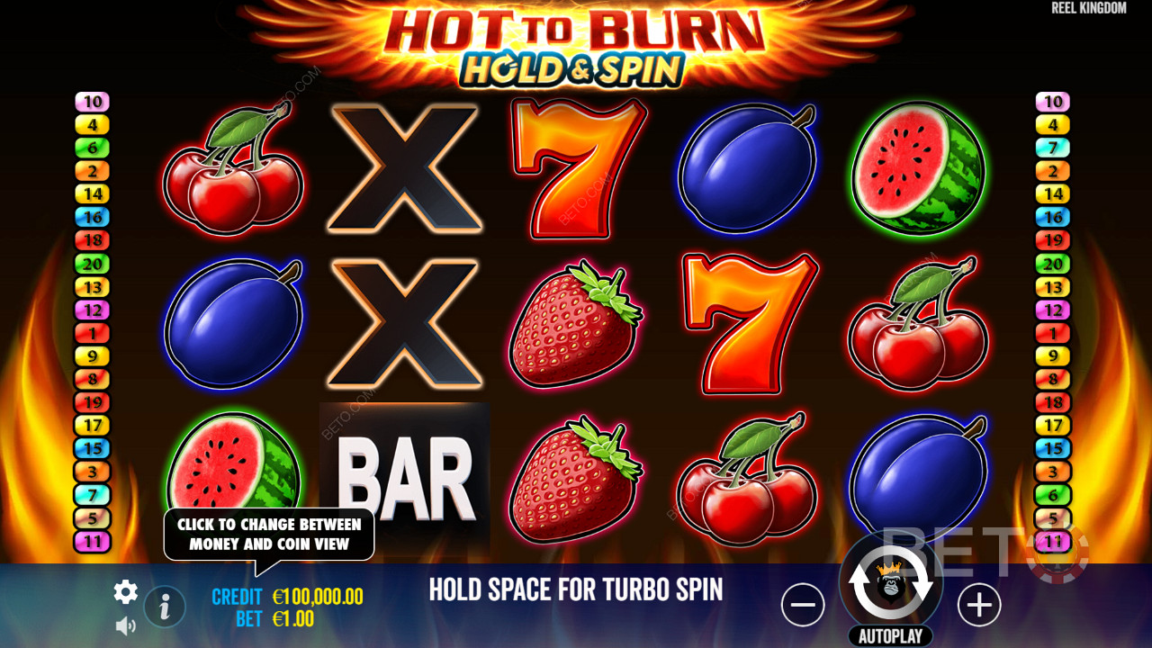 Hot To Burn Hold And Spin Gioco Gratuito