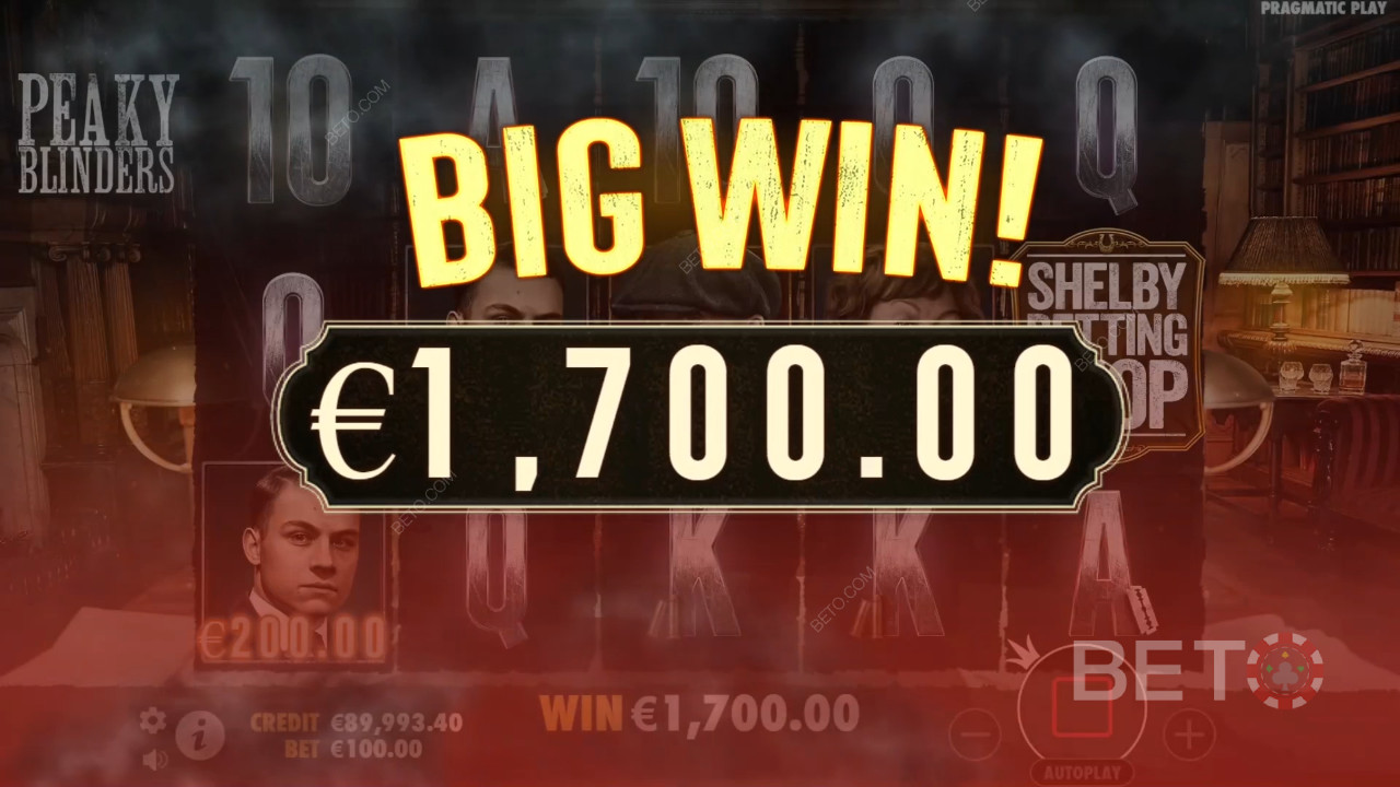 Vinci fino a 2.022 volte la tua puntata nella video slot Peaky Blinders!