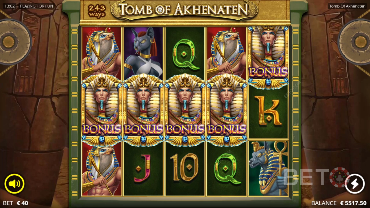 Tomba di Akhenaton Recensione di BETO Slots