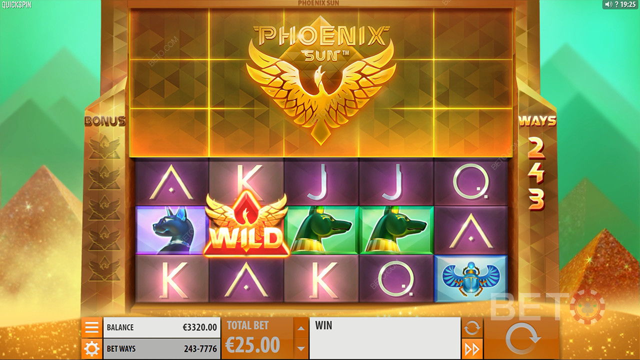 Phoenix Sun Recensione di BETO Slots