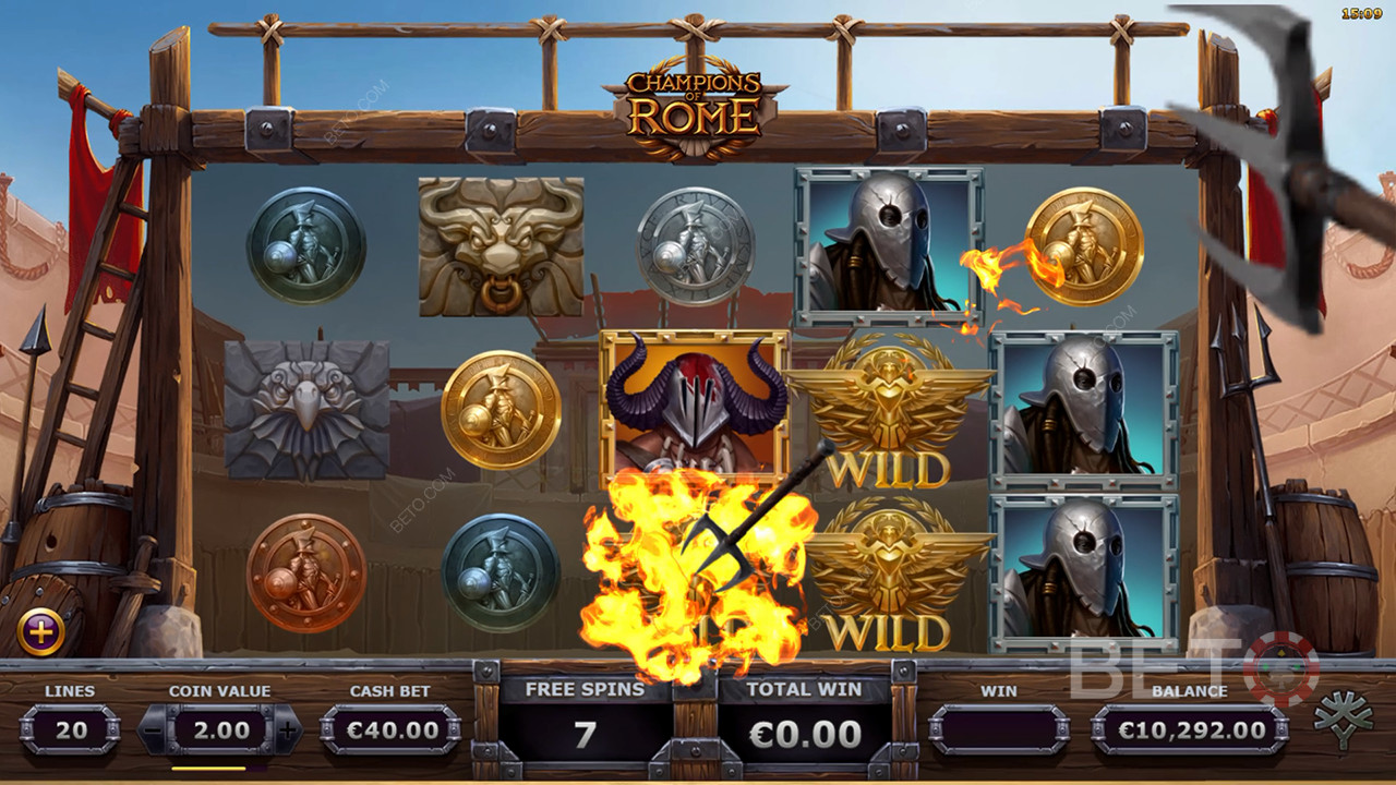 Champions of Rome Recensione di BETO Slots