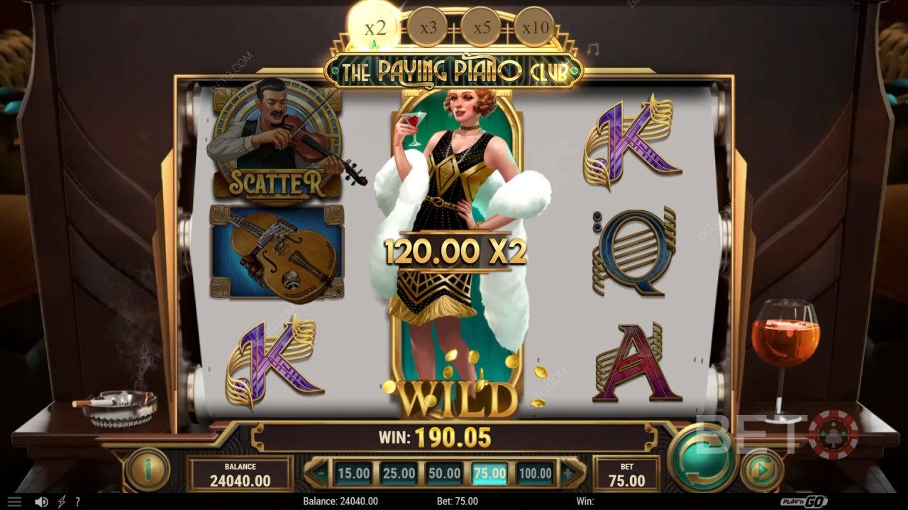 La recensione di The Paying Piano Club da parte di BETO Slots