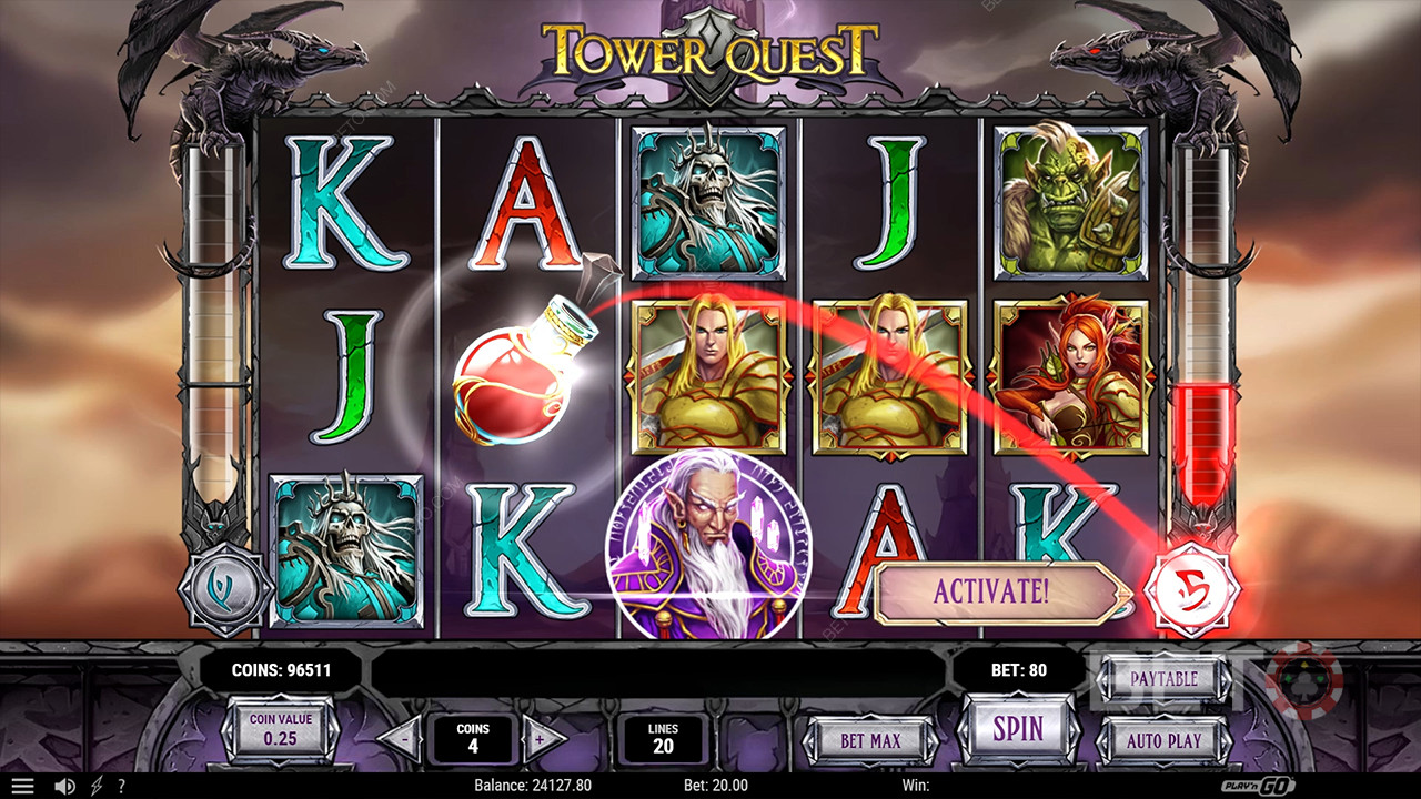 Tower Quest Recensione di BETO Slots