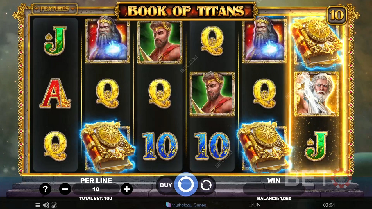 Recensione di Book of Titans da parte di BETO Slots