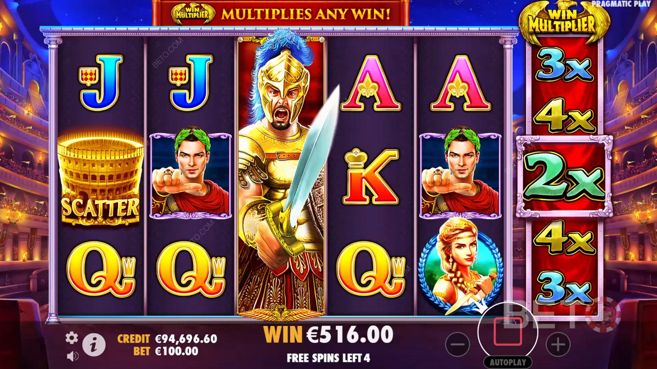 Recensione di Wild Gladiators da parte di BETO Slots