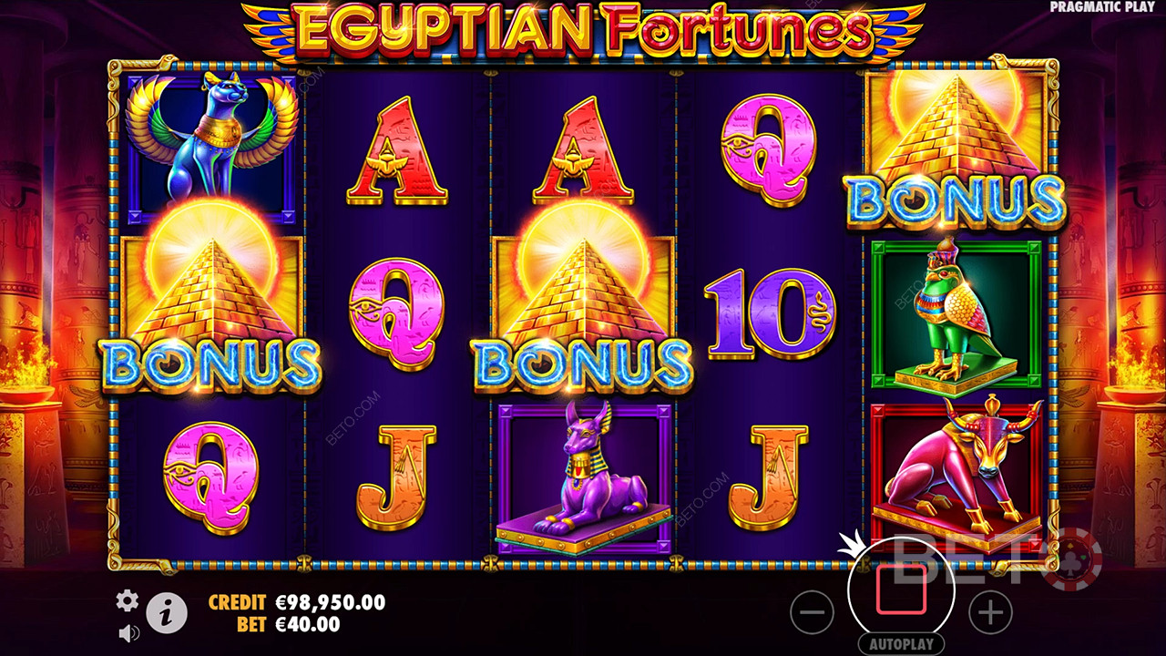 Recensione di Egyptian Fortunes da parte di BETO Slots