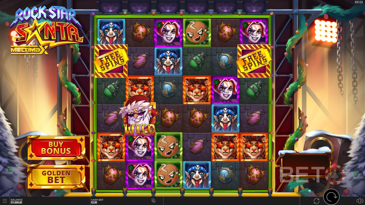 Recensione di Rock Star Santa MultiMax da parte di BETO Slots