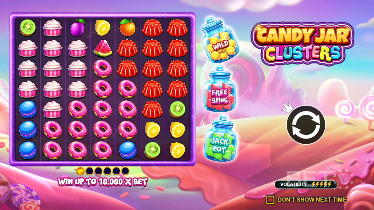 Candy Jar Clusters: Una slot online che vale un giro?