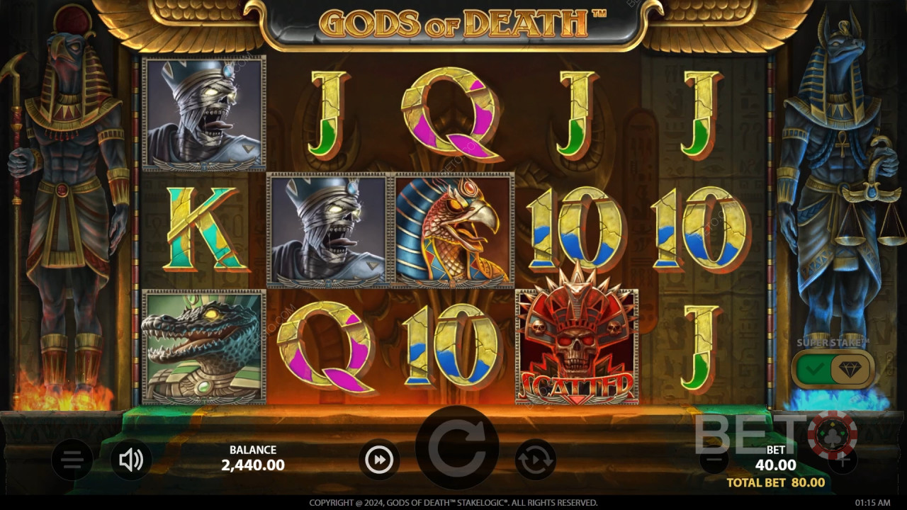 Gods of Death Recensione di BETO Slots
